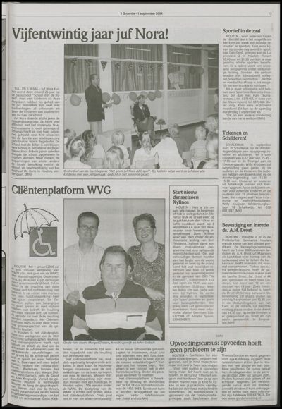 Wijks Nieuws / Bunniks Nieuws, 1 september 2004 (nr. 35, jrg. 40)