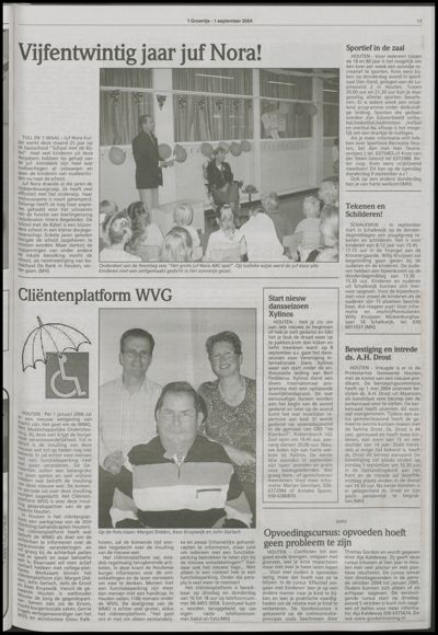 Wijks Nieuws / Bunniks Nieuws, 1 september 2004 (nr. 35, jrg. 40)