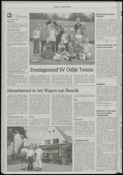 Wijks Nieuws / Bunniks Nieuws, 1 september 2004 (nr. 35, jrg. 40)