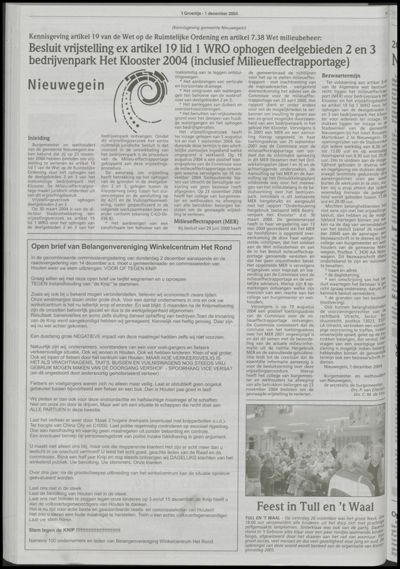 Wijks Nieuws / Bunniks Nieuws, 1 december 2004 (nr. 48, jrg. 40)