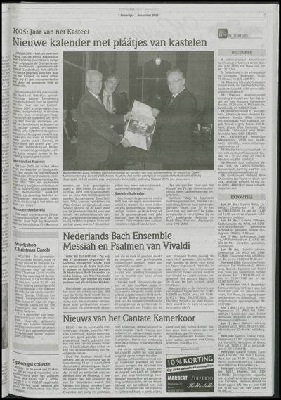 Wijks Nieuws / Bunniks Nieuws, 1 december 2004 (nr. 48, jrg. 40)