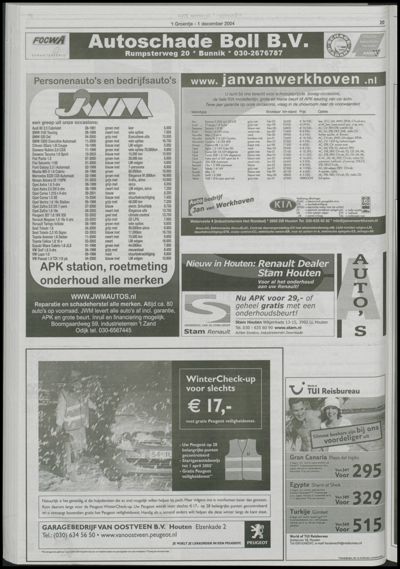 Wijks Nieuws / Bunniks Nieuws, 1 december 2004 (nr. 48, jrg. 40)