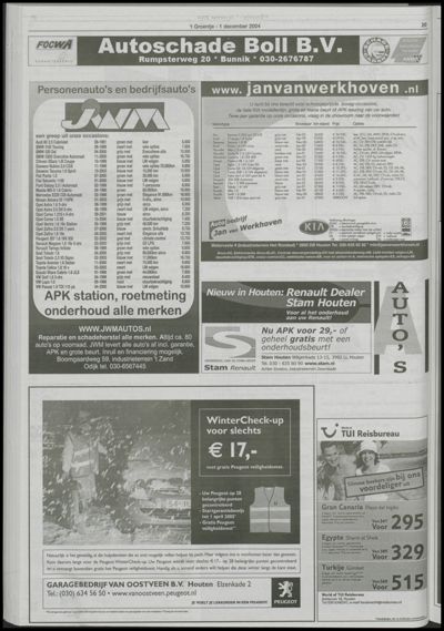 Wijks Nieuws / Bunniks Nieuws, 1 december 2004 (nr. 48, jrg. 40)