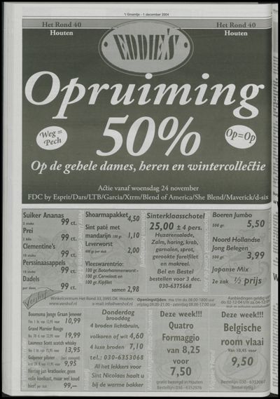 Wijks Nieuws / Bunniks Nieuws, 1 december 2004 (nr. 48, jrg. 40)