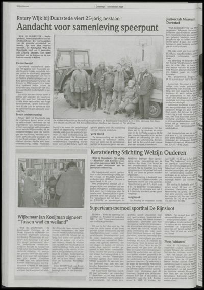 Wijks Nieuws / Bunniks Nieuws, 1 december 2004 (nr. 48, jrg. 40)