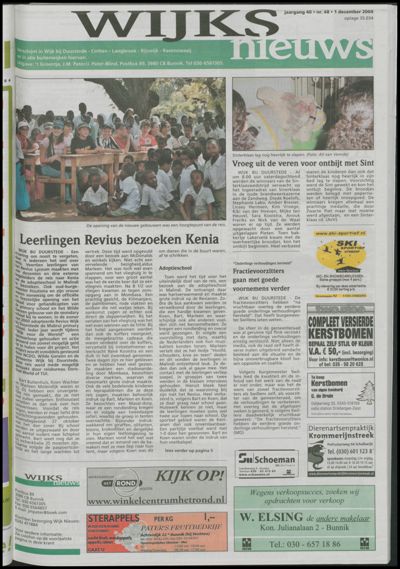 Wijks Nieuws / Bunniks Nieuws, 1 december 2004 (nr. 48, jrg. 40)