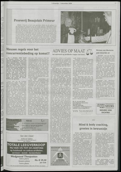 Wijks Nieuws / Bunniks Nieuws, 1 december 2004 (nr. 48, jrg. 40)