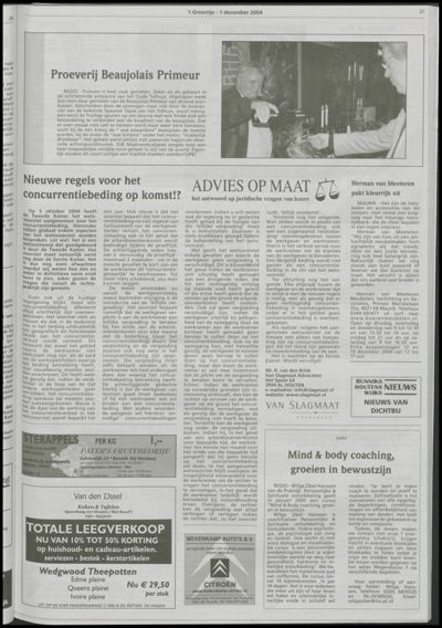 Wijks Nieuws / Bunniks Nieuws, 1 december 2004 (nr. 48, jrg. 40)