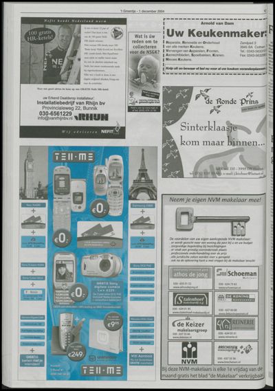 Wijks Nieuws / Bunniks Nieuws, 1 december 2004 (nr. 48, jrg. 40)