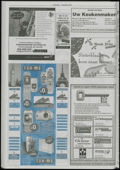 Wijks Nieuws / Bunniks Nieuws, 1 december 2004 (nr. 48, jrg. 40)