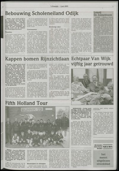 Wijks Nieuws / Bunniks Nieuws, 1 juni 2005 (nr. 22, jrg. 41)