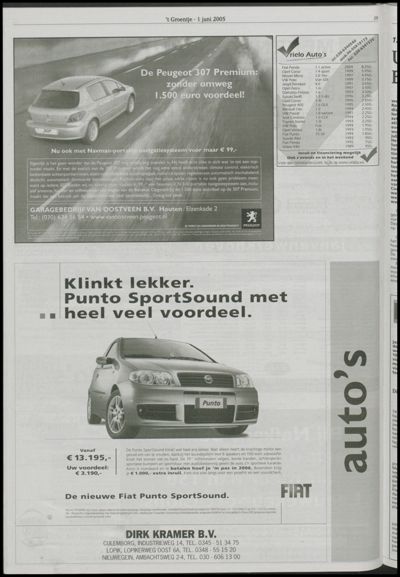 Wijks Nieuws / Bunniks Nieuws, 1 juni 2005 (nr. 22, jrg. 41)