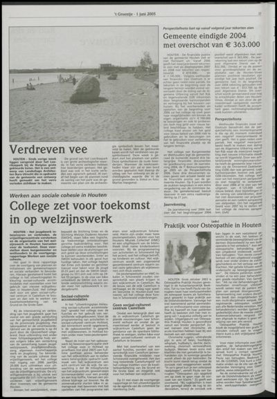 Wijks Nieuws / Bunniks Nieuws, 1 juni 2005 (nr. 22, jrg. 41)