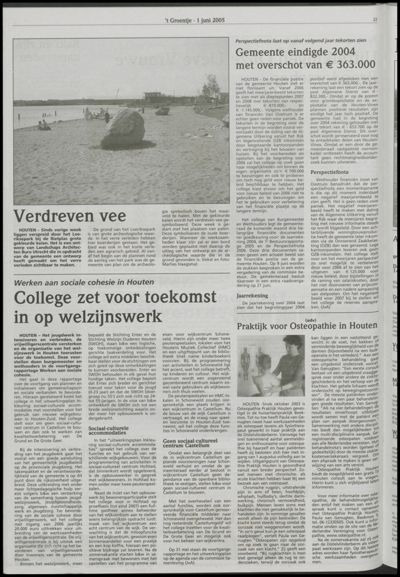 Wijks Nieuws / Bunniks Nieuws, 1 juni 2005 (nr. 22, jrg. 41)