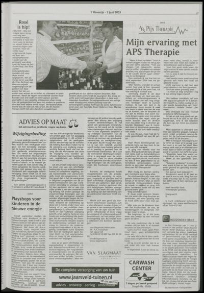Wijks Nieuws / Bunniks Nieuws, 1 juni 2005 (nr. 22, jrg. 41)