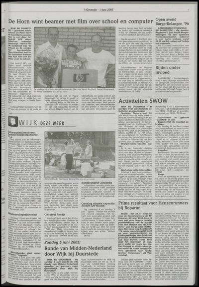 Wijks Nieuws / Bunniks Nieuws, 1 juni 2005 (nr. 22, jrg. 41)