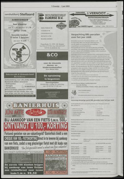 Wijks Nieuws / Bunniks Nieuws, 1 juni 2005 (nr. 22, jrg. 41)