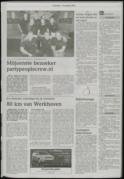 Wijks Nieuws / Bunniks Nieuws, 10 augustus 2005 (nr. 32, jrg. 41)
