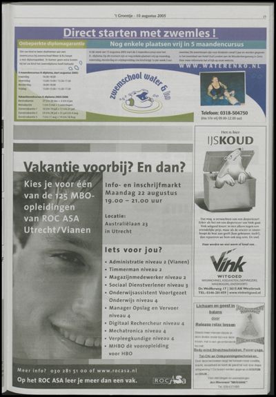 Wijks Nieuws / Bunniks Nieuws, 10 augustus 2005 (nr. 32, jrg. 41)