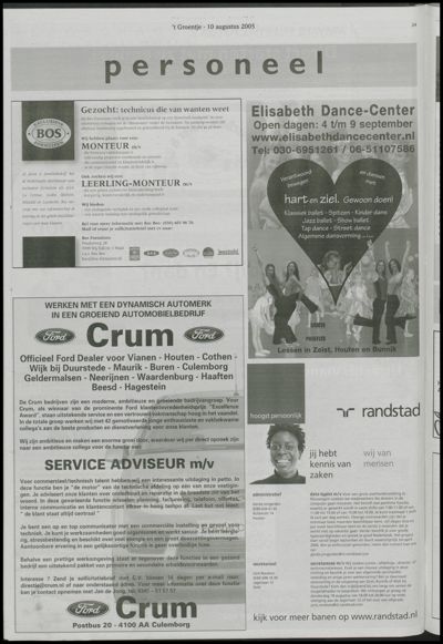 Wijks Nieuws / Bunniks Nieuws, 10 augustus 2005 (nr. 32, jrg. 41)