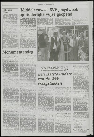 Wijks Nieuws / Bunniks Nieuws, 10 augustus 2005 (nr. 32, jrg. 41)