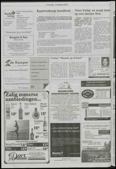 Wijks Nieuws / Bunniks Nieuws, 10 augustus 2005 (nr. 32, jrg. 41)