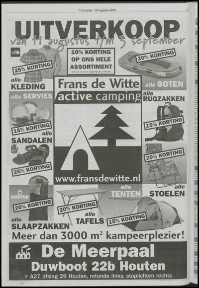Wijks Nieuws / Bunniks Nieuws, 10 augustus 2005 (nr. 32, jrg. 41)