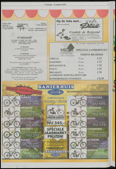 Wijks Nieuws / Bunniks Nieuws, 10 augustus 2005 (nr. 32, jrg. 41)