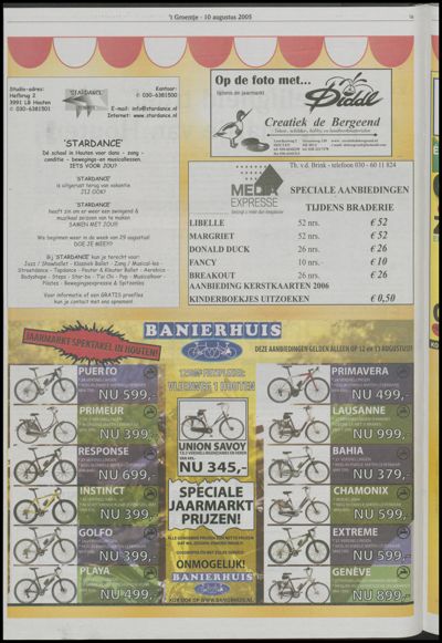 Wijks Nieuws / Bunniks Nieuws, 10 augustus 2005 (nr. 32, jrg. 41)