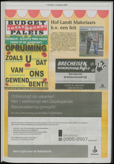 Wijks Nieuws / Bunniks Nieuws, 10 augustus 2005 (nr. 32, jrg. 41)