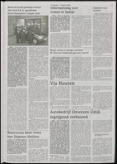 Wijks Nieuws / Bunniks Nieuws, 1 februari 2006 (nr. 5, jrg. 42)