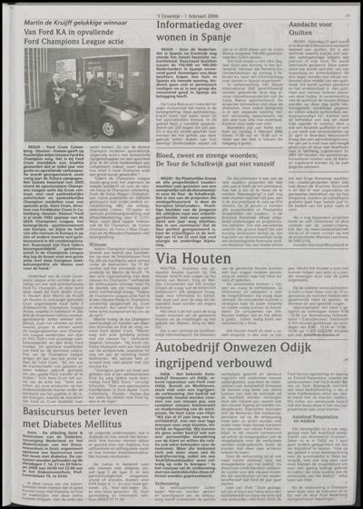 Wijks Nieuws / Bunniks Nieuws, 1 februari 2006 (nr. 5, jrg. 42)
