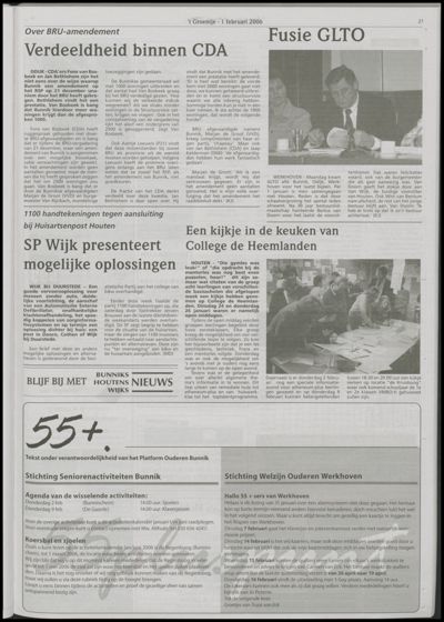 Wijks Nieuws / Bunniks Nieuws, 1 februari 2006 (nr. 5, jrg. 42)