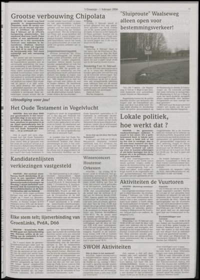 Wijks Nieuws / Bunniks Nieuws, 1 februari 2006 (nr. 5, jrg. 42)