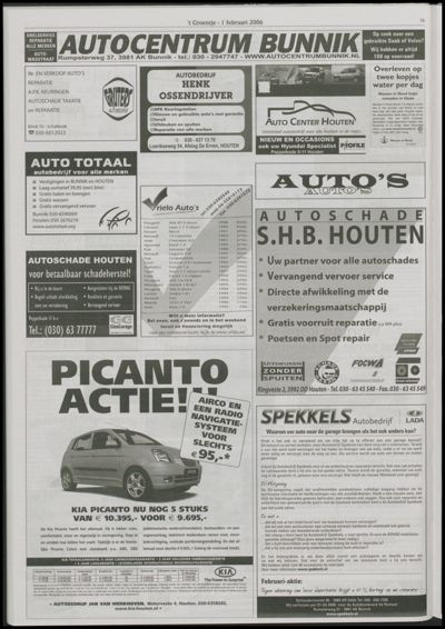 Wijks Nieuws / Bunniks Nieuws, 1 februari 2006 (nr. 5, jrg. 42)