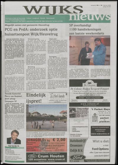 Wijks Nieuws / Bunniks Nieuws, 1 februari 2006 (nr. 5, jrg. 42)