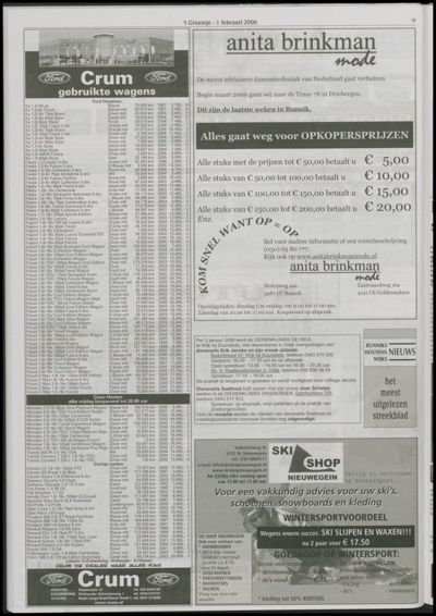 Wijks Nieuws / Bunniks Nieuws, 1 februari 2006 (nr. 5, jrg. 42)