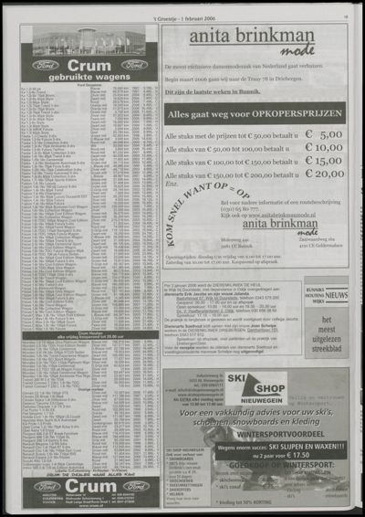 Wijks Nieuws / Bunniks Nieuws, 1 februari 2006 (nr. 5, jrg. 42)