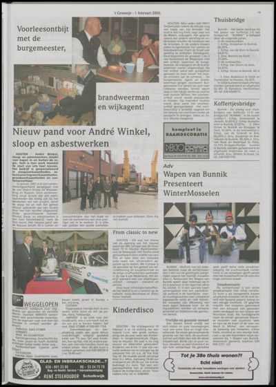 Wijks Nieuws / Bunniks Nieuws, 1 februari 2006 (nr. 5, jrg. 42)