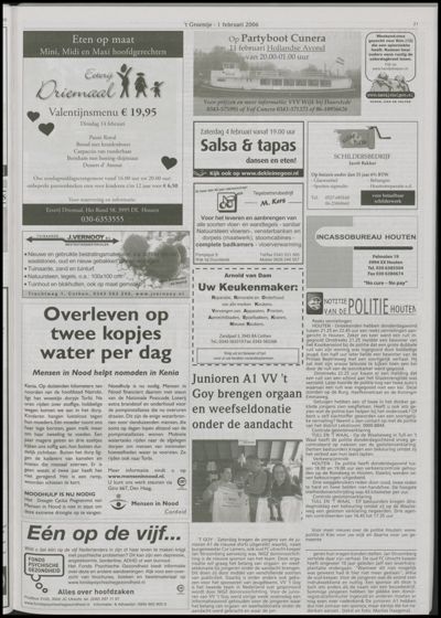 Wijks Nieuws / Bunniks Nieuws, 1 februari 2006 (nr. 5, jrg. 42)