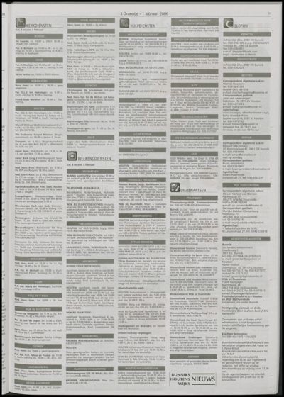 Wijks Nieuws / Bunniks Nieuws, 1 februari 2006 (nr. 5, jrg. 42)