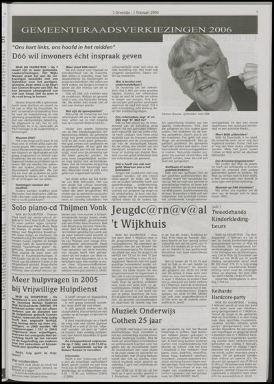 Wijks Nieuws / Bunniks Nieuws, 1 februari 2006 (nr. 5, jrg. 42)