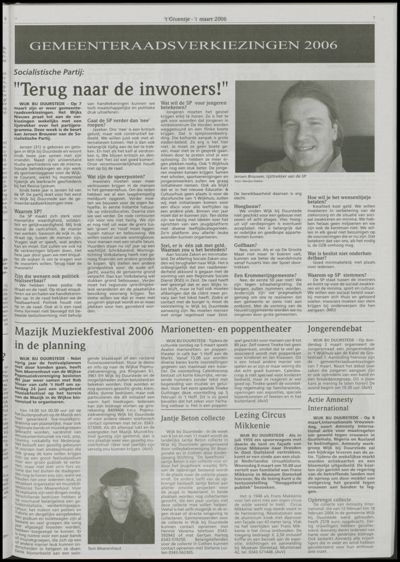 Wijks Nieuws / Bunniks Nieuws, 1 maart 2006 (nr. 9, jrg. 42)