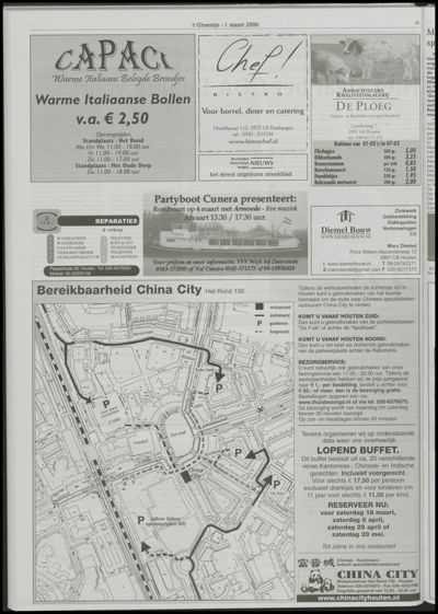 Wijks Nieuws / Bunniks Nieuws, 1 maart 2006 (nr. 9, jrg. 42)