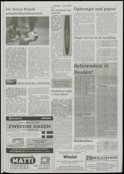 Wijks Nieuws / Bunniks Nieuws, 1 maart 2006 (nr. 9, jrg. 42)