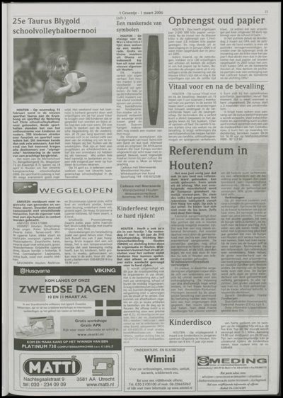 Wijks Nieuws / Bunniks Nieuws, 1 maart 2006 (nr. 9, jrg. 42)