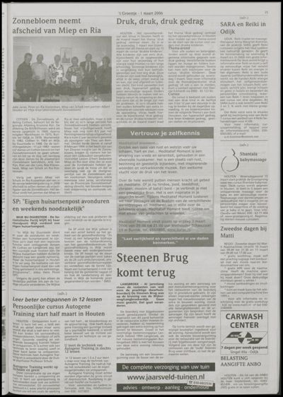 Wijks Nieuws / Bunniks Nieuws, 1 maart 2006 (nr. 9, jrg. 42)