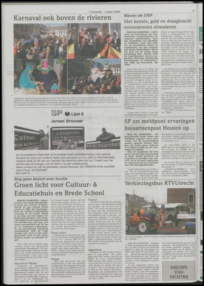 Wijks Nieuws / Bunniks Nieuws, 1 maart 2006 (nr. 9, jrg. 42)