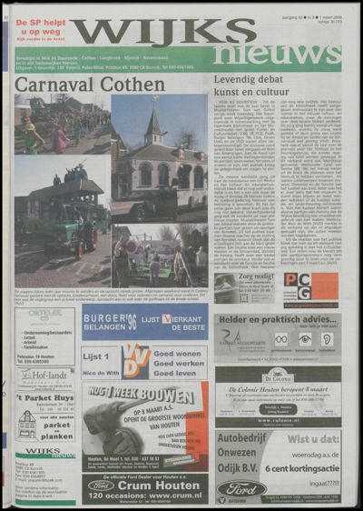 Wijks Nieuws / Bunniks Nieuws, 1 maart 2006 (nr. 9, jrg. 42)
