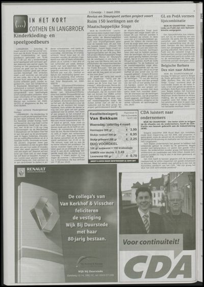 Wijks Nieuws / Bunniks Nieuws, 1 maart 2006 (nr. 9, jrg. 42)